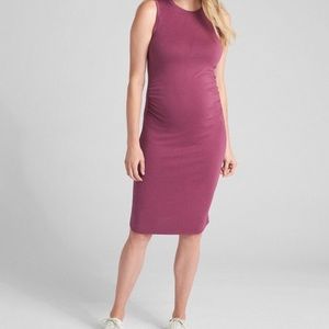 Mauve maternity dress